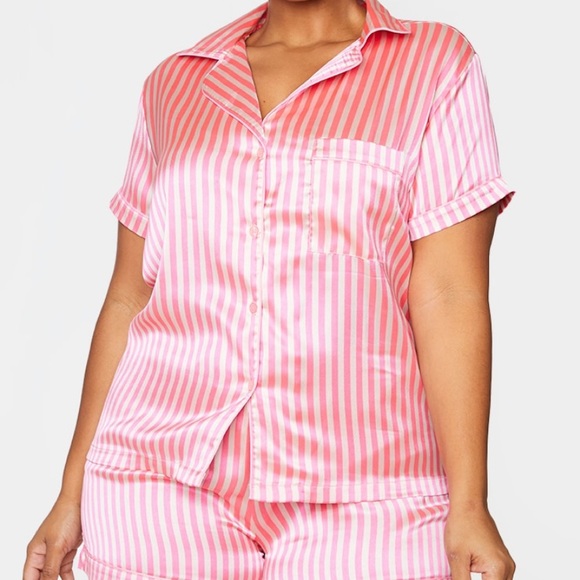 Plus Satin PJ Set - Picture 1 of 1